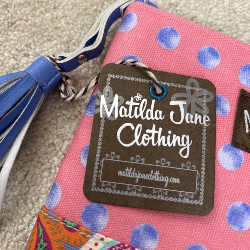 Matilda Jane Make Up Pouch Pink Paisley NWT - Picture 2 of 8